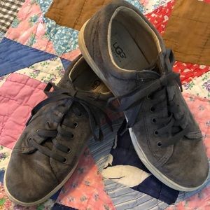 Ugg gray suede sneakers